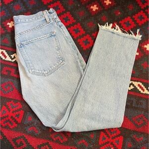 AGOLDE Riley Straight Leg Jeans, Size 25